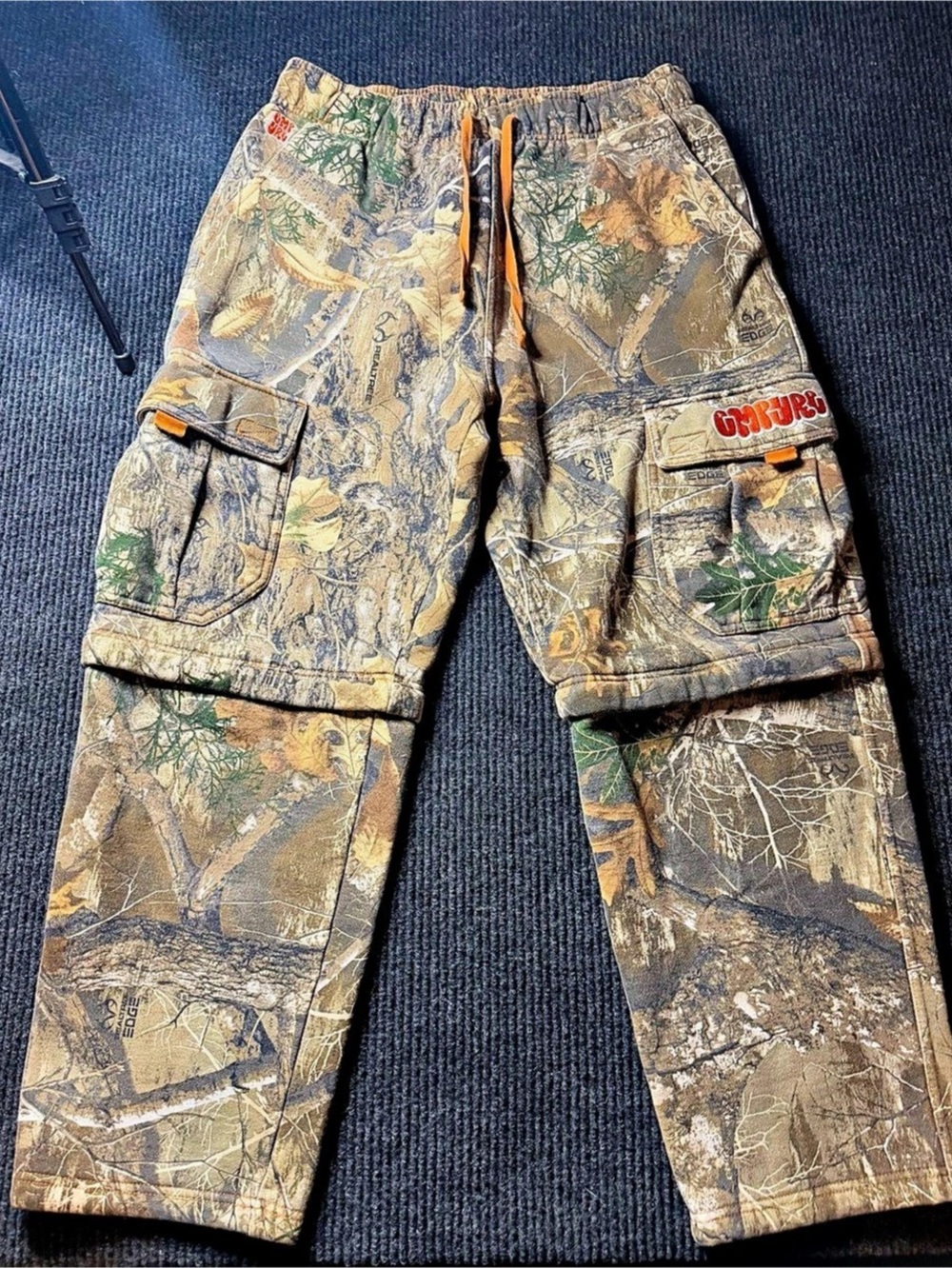 Empyre x Realtree EDGE Convertible Zip Off Cargo Sweatpants Camo Size Large L